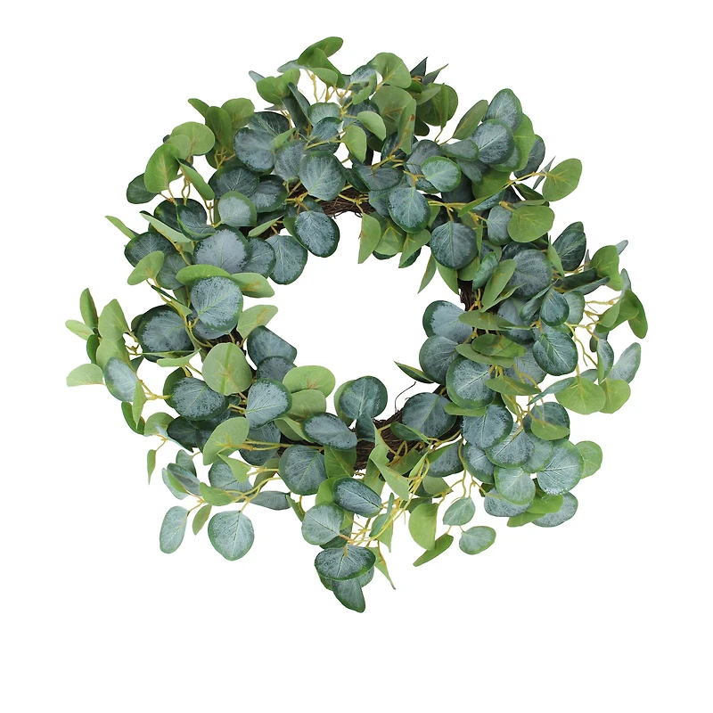 20" Eucalyptus Leaves Spring Wreath