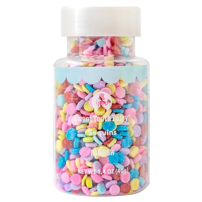 Sweet Tooth Fairy® Bright Rainbow Mix Round Candy Shapes