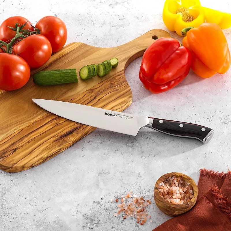 JoyJolt® 8" High Carbon Steel Chef Knife