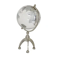 15" Silver Aluminum Glam Globe