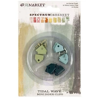 49 and Market Spectrum Sherbet Tidal Wave Mini Index Clips