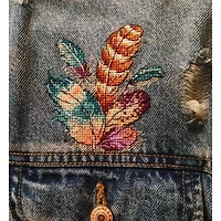 MP Studia Feathers Cross Stitch Kit