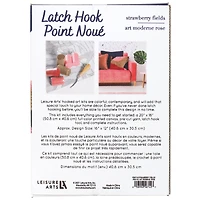 Leisure Arts® Strawberry Fields Latch Hook Kit