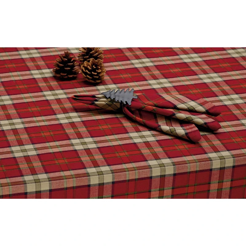 Campfire Plaid Tablecloth 52" x 52"