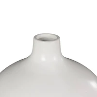 White Ceramic Minimal Ceramic Vase Set