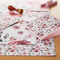 Pink Roses Cardstock by Recollections