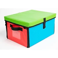 MIEH ZipBin Builder's 3,000 Brick Toy Bin & Graphic Playmat