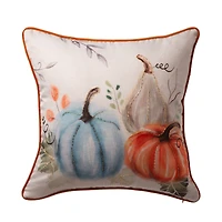 Glitzhome® Faux Burlap Pumpkin Pillow Cover
