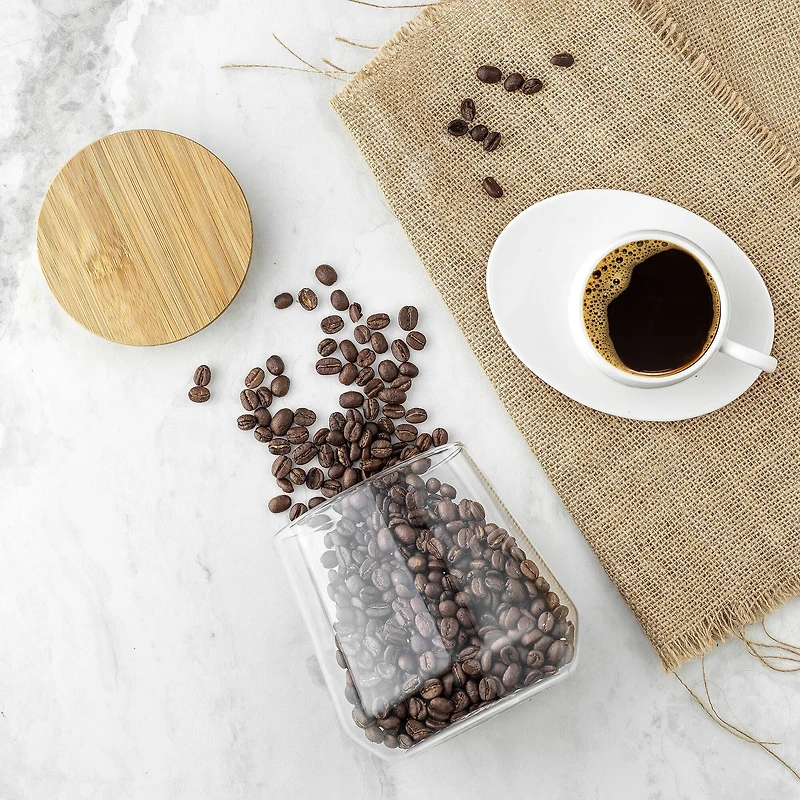 JoyJolt® 31oz. Glass Storage Jar with Bamboo Lid