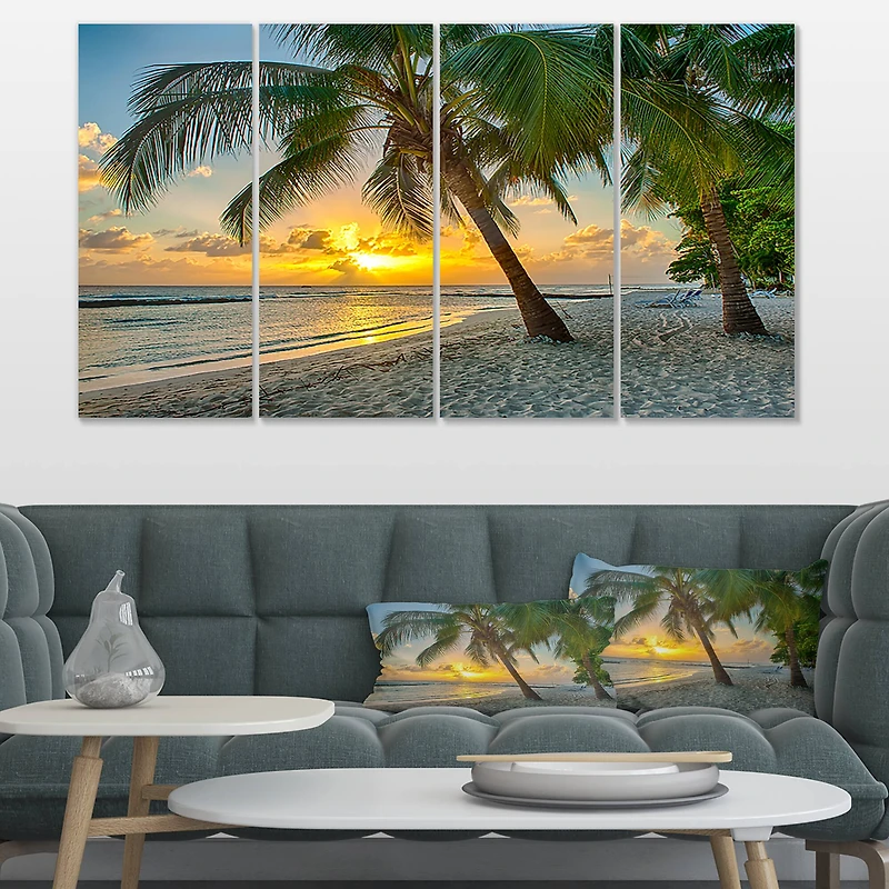 Designart - Beach in Caribbean Island of Barbados