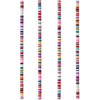 12 Pack: Bright Heishi Polymer Clay Beads, 6mm by Bead Landing™