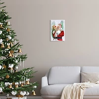 Stupell Industries Jolly Shh Santa Claus Gift Sack Wall Plaque Art