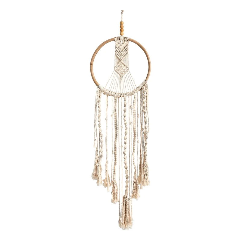 3ft. x 1ft. Boho Macrame Dreamcatcher Wall Hanging Decor