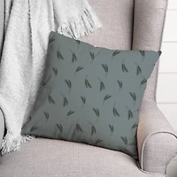 Feather Grass Throw Pillow