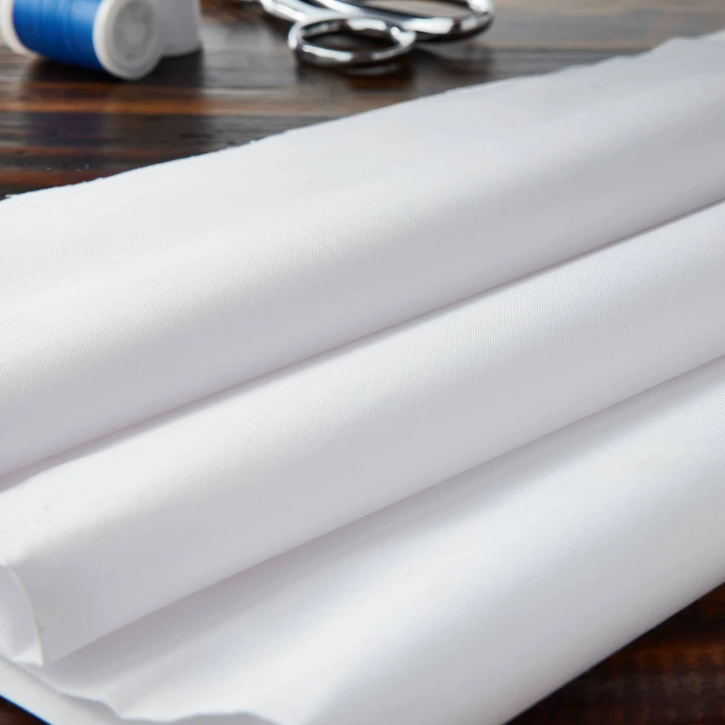 20 yd. Full Bolt: Optic White Broadcloth Fabric
