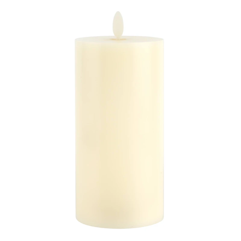 3" x 6" Moving Flame LED Wax Pillar Candle by Ashland
