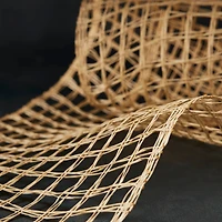 12 Pack: 10" x 19ft. Beige Check Poly Burlap Mesh by Celebrate It™