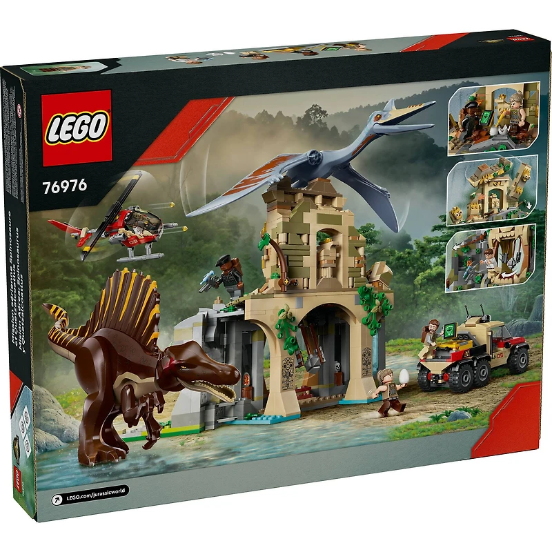 LEGO® Jurassic World Spinosaurus & Quetzalcoatlus Air Mission Dinosaur Toy 76976