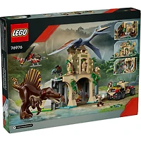 LEGO® Jurassic World Spinosaurus & Quetzalcoatlus Air Mission Dinosaur Toy 76976