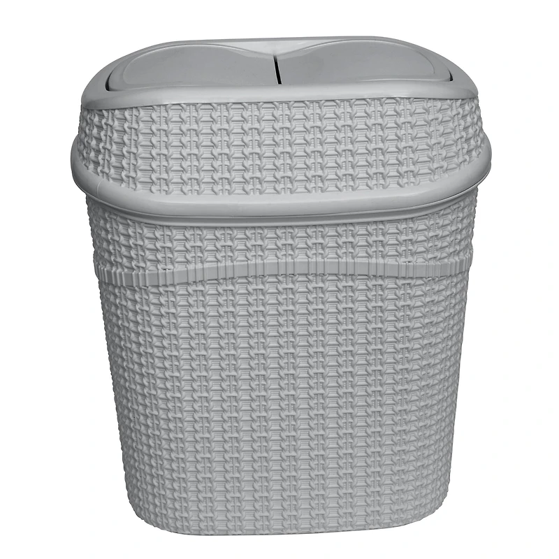 Bath Bliss 9.5L Sailor Knot Swing Top Waste Bin 