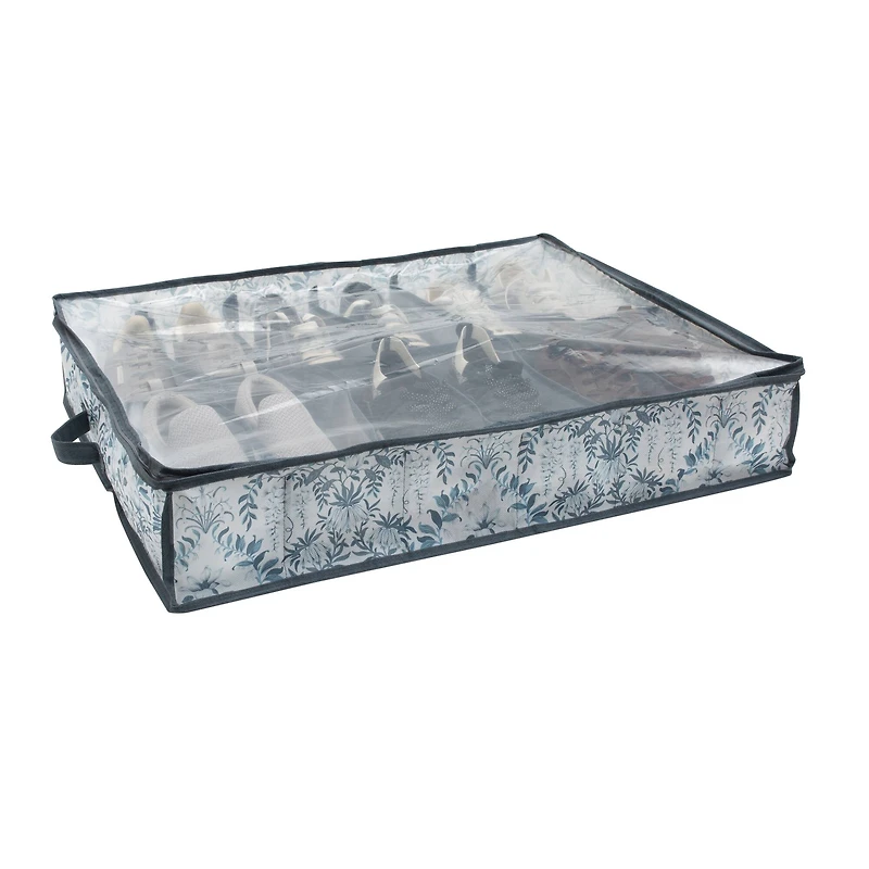 Laura Ashley Parterre 12-Pair Under The Bed Shoe Storage Bag