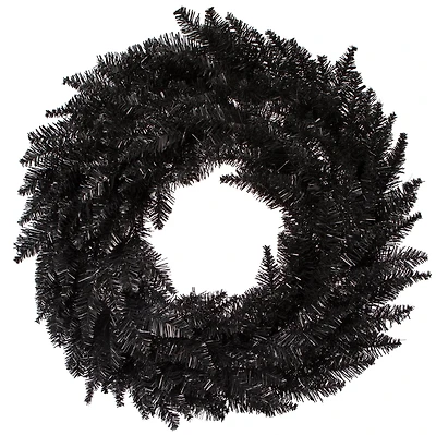 24" Black Fir Wreath