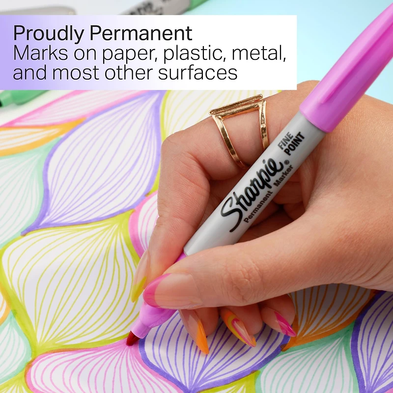 Sharpie® Glam Pop Fine Point Permanent Markers