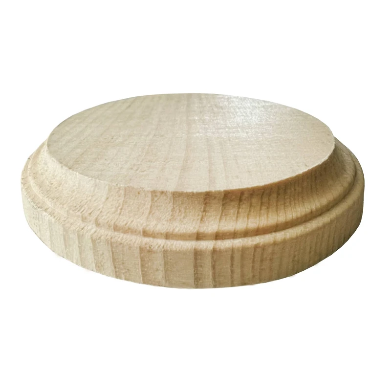 7" Unfinished Pinewood Oval Plaque by Make Market®