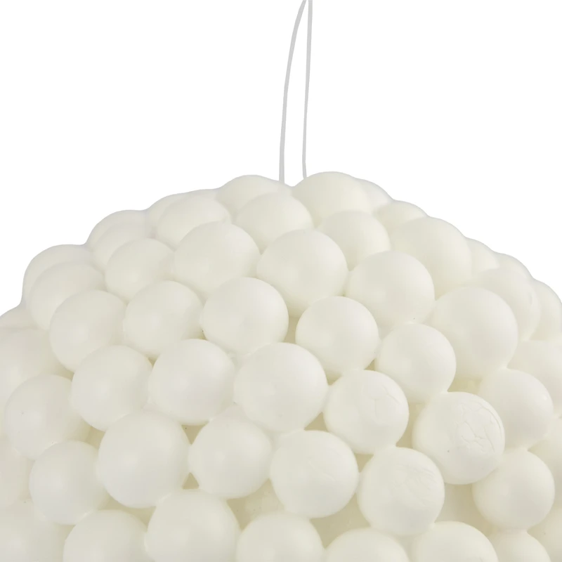 5" White Berries Foam Ball Ornament