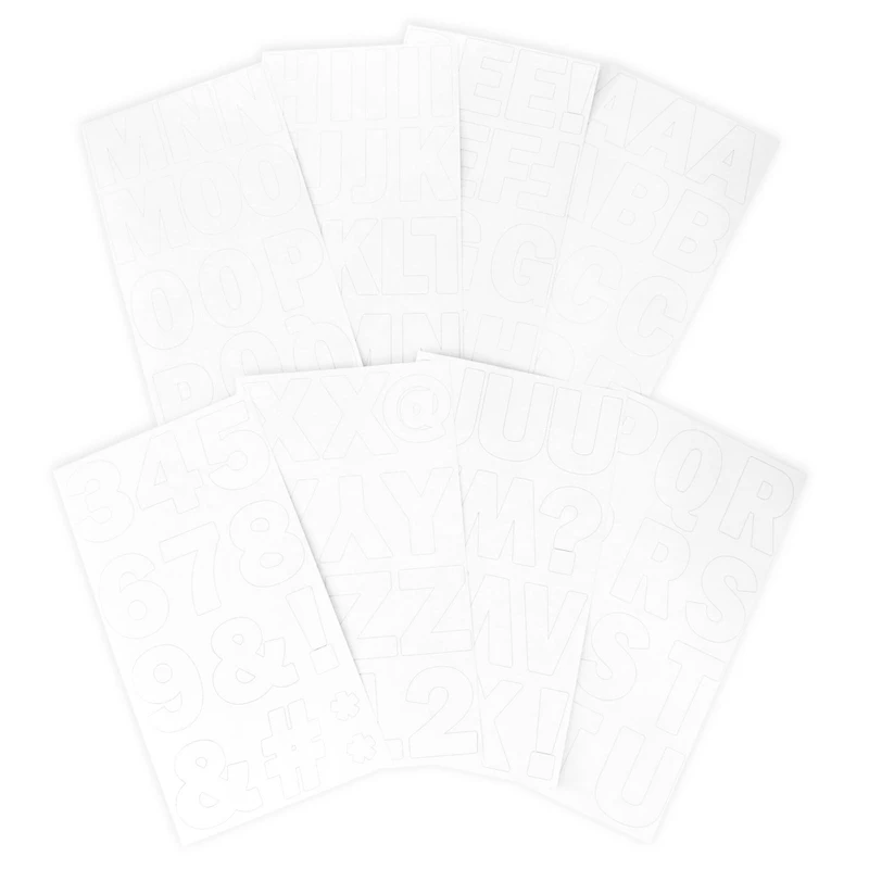 White Alphabet Stickers by Recollections™