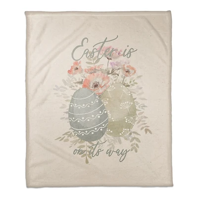 Easter On Its Way 4 50" x 60" Coral Fleece Blanket