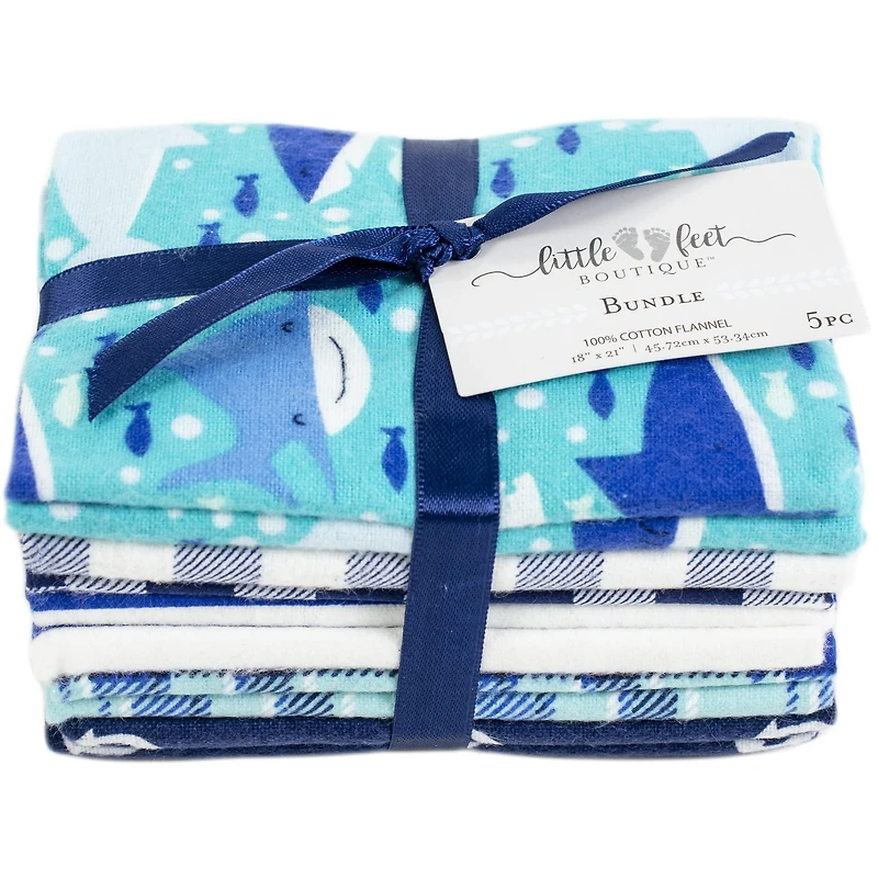 Fabric Editions Little Feet Boutique™ Sea Life Cotton Fabric Bundle