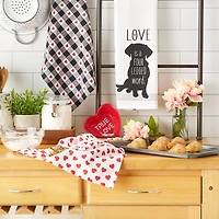 Assorted Dog Love Dishtowel (Set of 3)