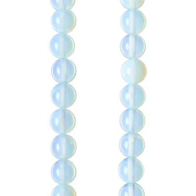 Opal Moonstone Glass Round Beads, 8mm by Bead Landing™