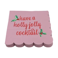 Holly Jolly Beverage Napkins, 20ct. by Celebrate It™