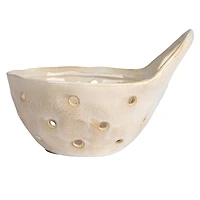 Hello Honey® Cream Stoneware Colander Set