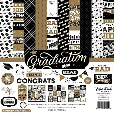 Echo Park Graduation Collection Kit, 12" x 12"