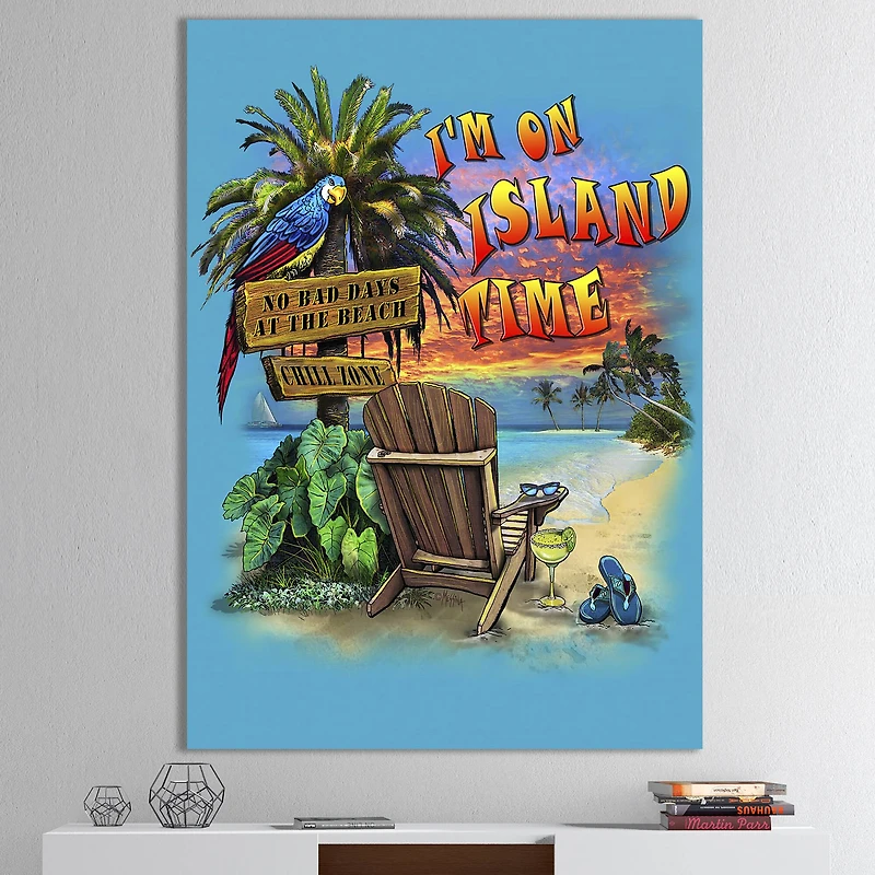 Designart - Tropical Vibes Island Time