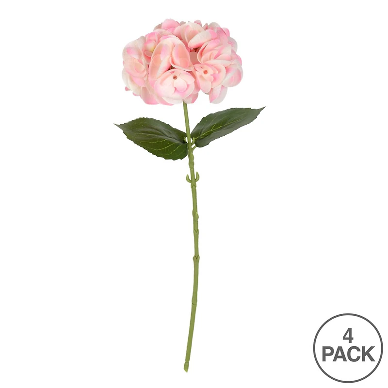 Pink Hydrangea Stem, 4ct.
