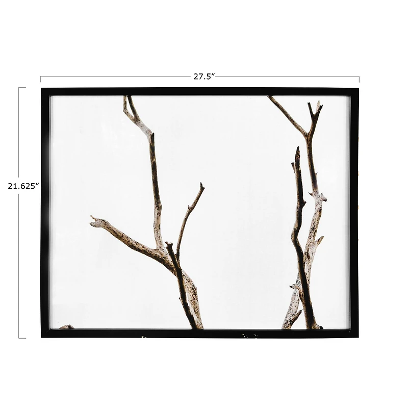 Hello Honey® Black Wood Framed Branch Artwork Set