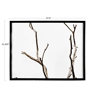 Hello Honey® Black Wood Framed Branch Artwork Set