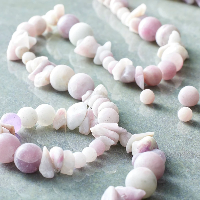 Matte Lilac Stone Mix Beads by Bead Landing™