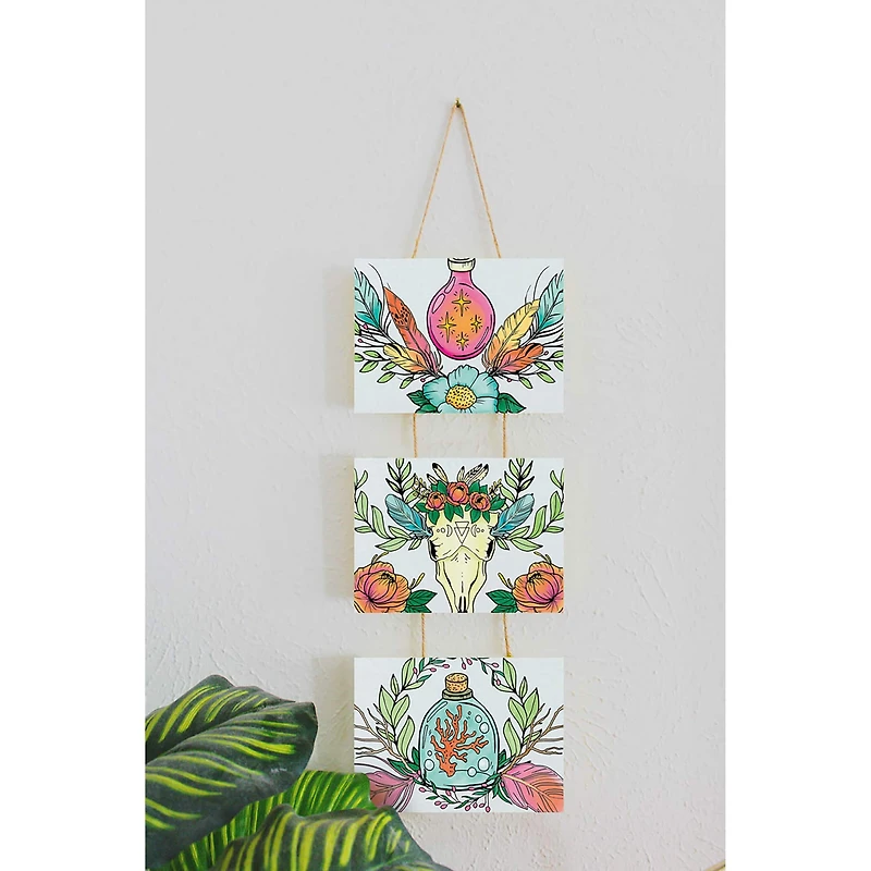 Art 101 Gallery Tiger & Apothecary Hanging Canvas Wall Art Kits