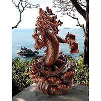Design Toscano 20" Dragon King of the Four Seas Statue