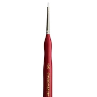 Connoisseur® White Taklon Mini Detail Filbert Brush, 10/0
