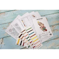 Letistitch Christmas Rabbit Ornament Counted Cross Stitch Kit