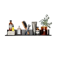 Hangz™ Black No Stud 4" Depth Floating Shelf