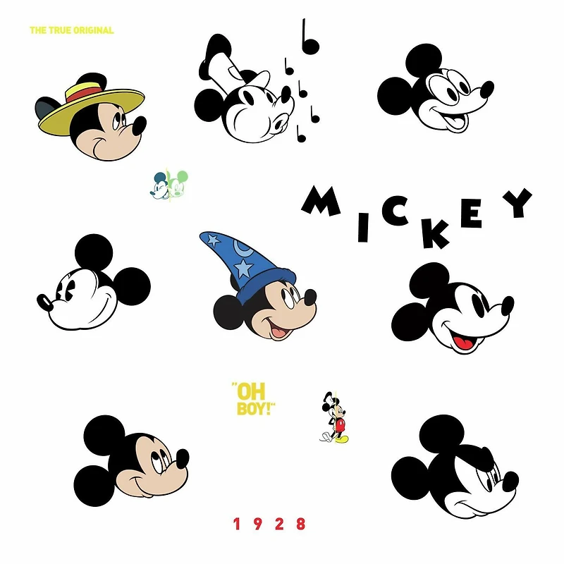 RoomMates Mickey Mouse Classic 90th Anniversary Peel & Stick Wall Decals