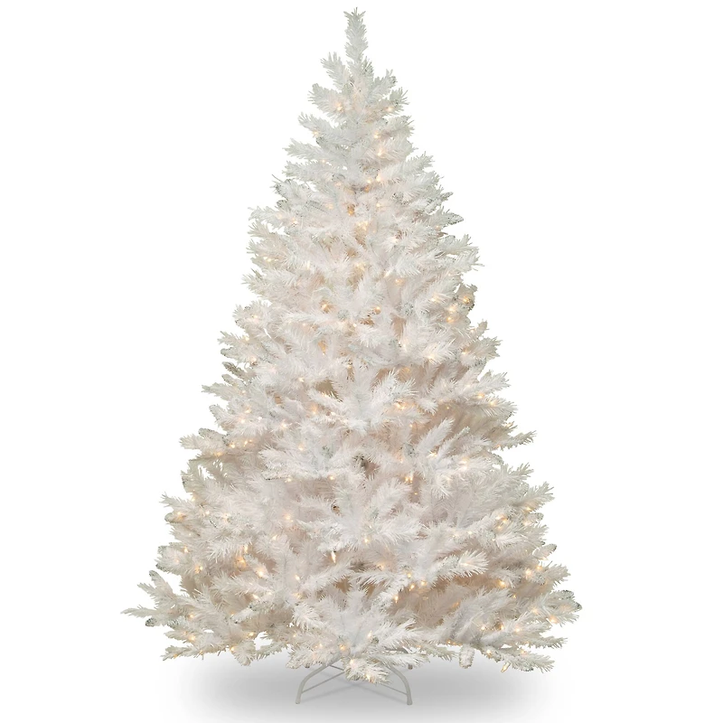 6ft. Pre-Lit Winchester White Pine Artificial Christmas Tree, Clear Lights