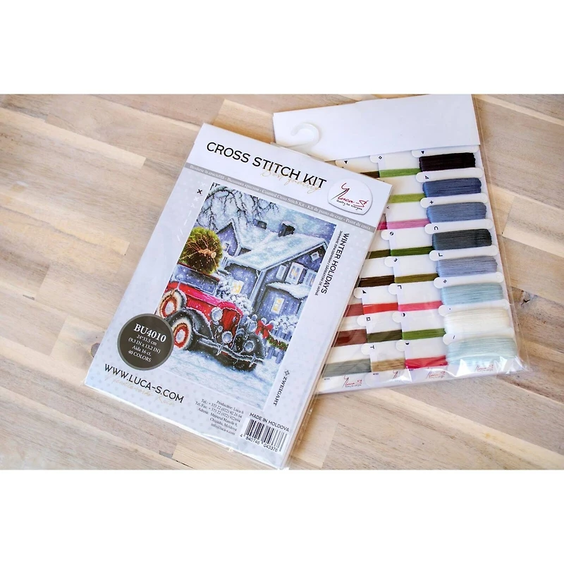 Luca-s Winter Holidays Counted Cross-Stitch Kit